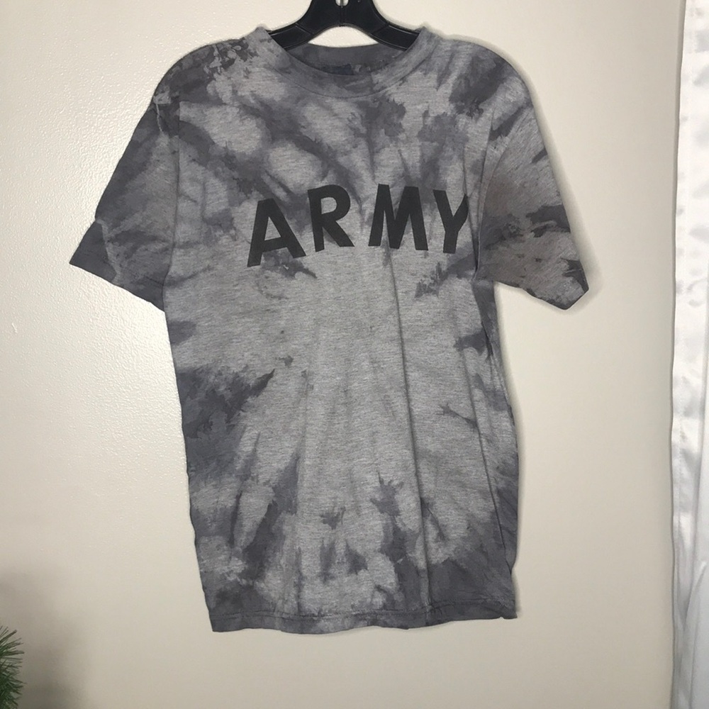 Hand dyed army t-shirt